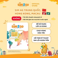 SIM du lịch Trung Quốc Hong Kong Macau - 4 đến 30 ngày - Tặng kèm que chọc SIM - SIM chưa kích hoạt