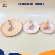 One Set of Mortar and Pestle Round Wooden Mortar and Pestle Premium Wooden Mortar and Pestle