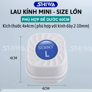 Lau Kính Hồ Cá Nam Châm Mini SOBO - Đồ Vệ Sinh Lau Kính Bể Cá - Vệ Sinh KínhTẩy Rêu Bể Cá Shiwa