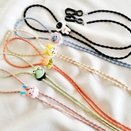 Strap Masker 2in1- Kalung MASKER - Stopper Hiasan Karakter Lucu - Pengait Besar