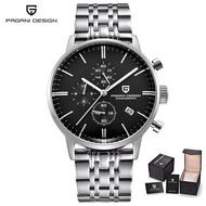 100% original PAGANI DESIGN Mens 46 mm men quartz watch Seiko VK67 chronograph watch mens watch Waterproof luxury for man watch 手表 PD-2720k