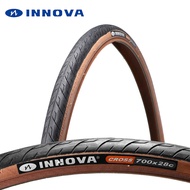 INNOVA bicycle tire 700C CROSS 700x28C (28-622) road bike tires ultralight 385g wire bead smooth slick tyre low resistance