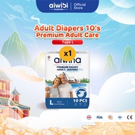 Aiwina Adult Premium Diapers Lampin Dewasa 10's