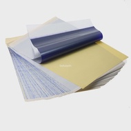 10ชิ้นกระดาษลอกลายสักอุปกรณ์สักลายกระดาษ kertas kalkir คาร์บอนสำเนากระดาษถ่ายโอนความร้อนเครื่องสักลายฉลุ
