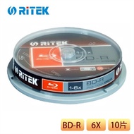 RITEK blu-ray BD-R 6X 10 Barreled Cds BD Film Blank