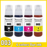 Dye ink 003 ink Refill kit for Epson 001 L1110 L1210 L1216 L1250 L1256 L3100 L3101 L3106 L3110 L3210