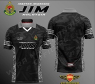 Malaysia JIM polo SHIRT Unisex JABATAN IMIGRESEN 3d Print tshirts JERSERY Full Sublimation Custom Na