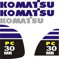 {ytuyi} Excavator accessories Komatsu excavator sticker PC20 30mr 55mr 78us 78uu excavator sticker e
