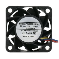 4020 DC12V 0.8A PD4020B12HH-Z Dual Ball Bearing Fan 40mm Electronic Cooling Fan High Speed
