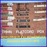 ∏ ♒ PDX Standard Wire #14 #12 #10 PER METER DTI BPS