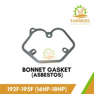 3PCS Bonnet Gasket Cylinder Head Cover (Asbestos) Aircooled Diesel Engine 192F 195F