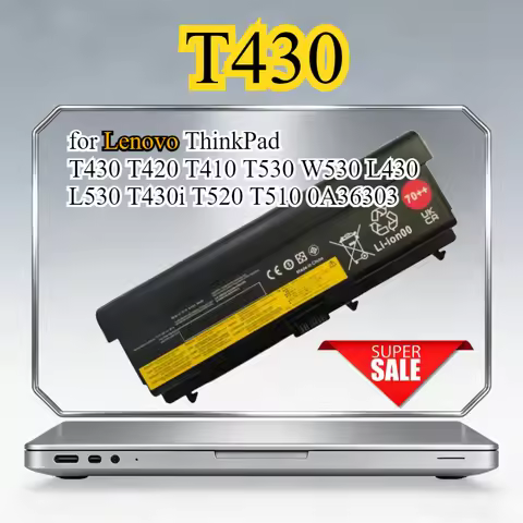 T430 70++ 45N1007 4511006 94Wh Laptop Battery for Lenovo ThinkPad T430 T420 T410 T530 W530 L430 L530