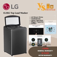 (KL/SEL/N.SEMBILAN) LG 15.0KG Top Load Washing Machine TV2515DV3B