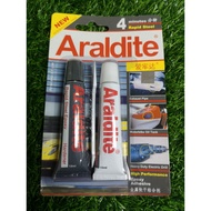 ARALDITE Steel Filled 4 Minute HIGH PERFORMANCE EPOXY ADHESIVE GLUE BLUE 2x15ml