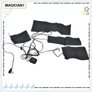MAGICIAN Heating Pad, Washable 5V 2A USB Electric Heated Jacket, Durable 4 in1 Foldable 3 Gear Level