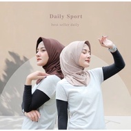 Sport Hijab/Short Sports Hijab / Hijab JERSEY Material