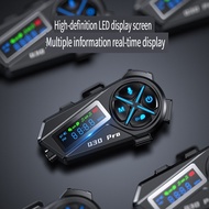 Motorcycle Bluetooth Helmet Intercom Headset, 22Hrs Battery, Stereo, Motorbike Communicator, Q30 Pro