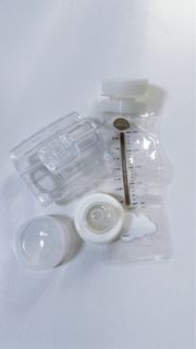 六甲村Mammy Village 寬口徑拋棄式奶瓶組合包 (旅行外岀用)