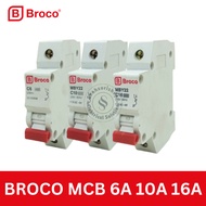 BOOM MCBBroco (MINIATURE CIRCUIT BREAKER) 6A, 10A, 16A
