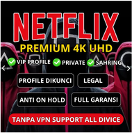 Voucher Netflix Premium UHD - Akses Terbatas 1 Profile untuk 2 Pemakai Garansi Stabil