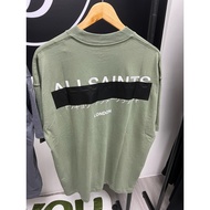 [JSHOPSPREE] Authentic  ALLSAINTS Redact Oversized Tee Island Green