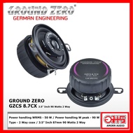 Ground Zero GZCS 8.7CX - 3.5 นิ้ว 90 Watts 2 Way Coaxial Car Door Dash Speakers AMORNAUDIO อมรออดิโอ