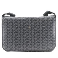 二手GOYARD Capecian MM 單肩包，CAPETIMMLTY51CG51P，法國製造，灰色，斜挎包/單肩包，A4 尺寸，皮帶扣，男女通用