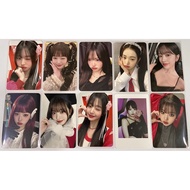 Ive Wonyoung and Yujin Official Photocards