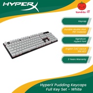 HyperX 104 key PBT Pudding Keycap - Black/White/Pink