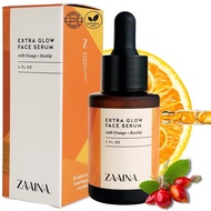 ZAAINA Extra Glow Face Serum - Natural Hydrating Glow Face Oil, Moisturizing Lightweight Oil for Dry