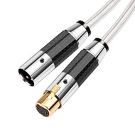 ATAUDIO HIFI xlr cable high purity copper and silver mixed cable xlr plug Male to female for microph