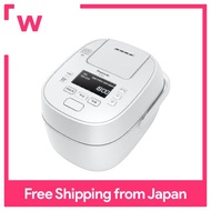 Panasonic Rice Cooker 5.5-component Rapid Decompression Valve &amp; High-Power IH Odori Cooking, 6-Stage IH Type with All-Surface Heating, White SR-W10A-W
