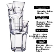 Hoegaarden Special White Beer Glass Large Capacity Octagonal Beer Cup Import Food Grade Tempered Gla