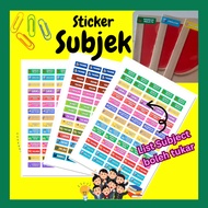 Sticker Subjek Sekolah Kebangsaan / Agama / Kafa
