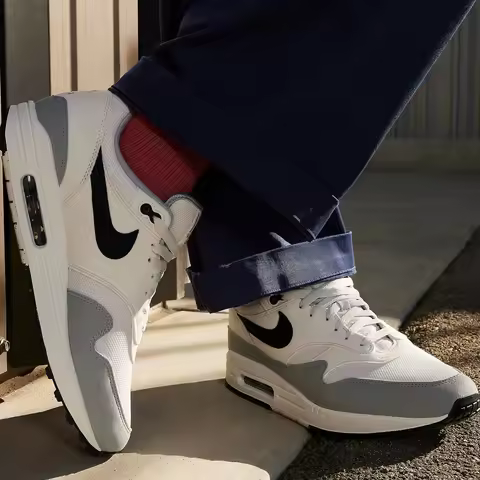 Nike genuine Air Max 1 men's low top air cushion retro sports shoe FD9082-002