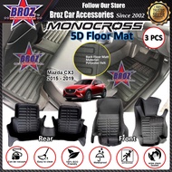 Monocross Mazda CX 3 5D Floor Mat -3PCS