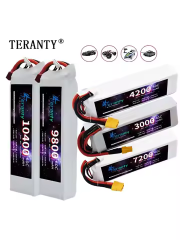 11.1V Battery 3S Lipo Battery 1500mah 2200mah 3000mah 4200mah 6000mah 7200mah 9800mah 10400mah 45C 6