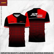 Parama！！ |Original Jnt Express Jersey all print cool J&T packaging courier driver clothing