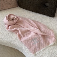 香奈兒 Chanel 粉色亮片圍巾 l love Chanel