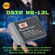 DSTE NB-13L Battery for Canon PowerShot G1 X Mark III, G5 X, G5 X Mark II, G7 X, G7 X Mark II, G7 X 