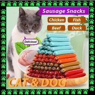 [Buy 10 Free 1] Cat Dog Pet Food Snack Cat Dog Sausage Makanan Ringan Kucing Anjing Stick Pet Kucing Sosej Kucing 15g