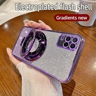 For OPPO A54 4G CPH2239 Casing Electroplating Soft Glitter TPU Phone Back Luxury Cover OPPO A54 4G P