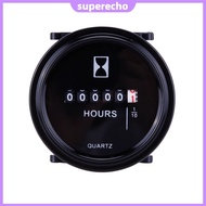 [Fast Arrival] Engine Hour Meter 6V-80V Machinery Timer Waterproof Quartz Timer Hourmeter Hour Count
