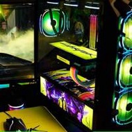 [水冷RGB幻變燈系列】 i7 第8代 水冷RGB電競高階電腦遊戲主機，頂配16G 記憶體，Ra...