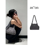 Genuine Genuine Leather Ason Suede Gray Straying Bag Retro Handbag Shoulder Armpit Bag Bag Korean Ni