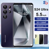 S24 Ultra Mobile Phone 16+1TB Foreign Trade Mobile Phone 18cm Android Smartphone Shipment