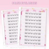 【cod】10 Row Natural Glue-free False Eyelash Set Thin 10-row Glue-free Segmented Eyelashes For P9w2