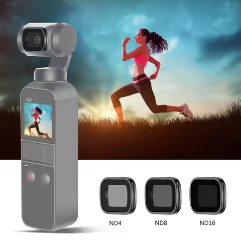 Mcoplus Magnetic ND Lens Filters Kit ND4, ND8, ND16 for DJI Osmo Pocket 1 / 2 Camera /Osmo Pocket Ca
