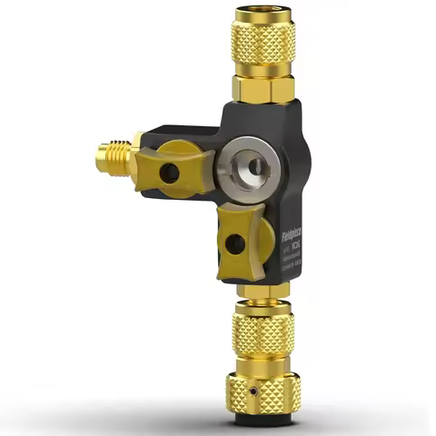 New Best Selling US Ship 1/4 Inch Dual Port HVAC Valve Core Removal Tool with Sight Glass for A2L Re