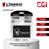 Kingston KC600 512GB 2.5  SATA Internal SSD (SKC600/512G)
